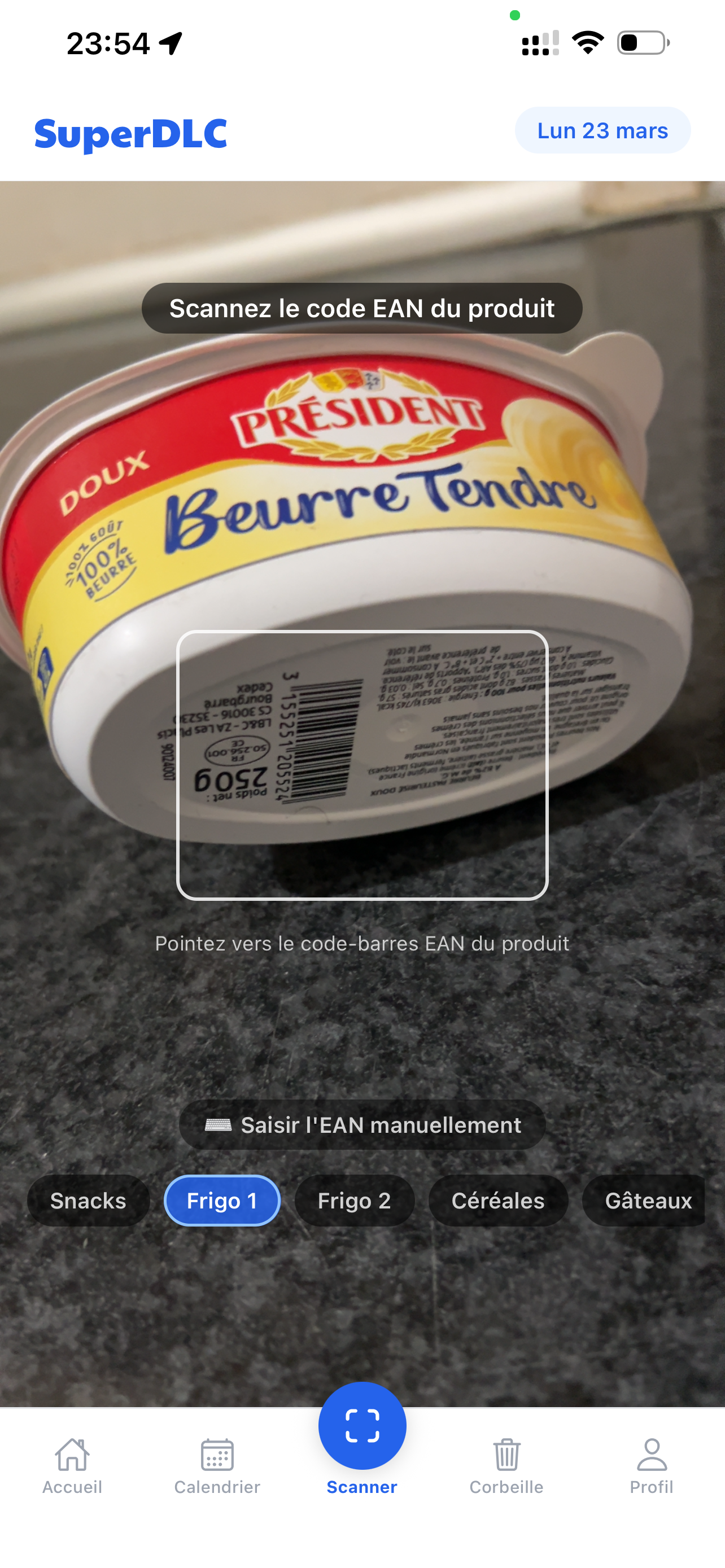 Scanner de code-barres SuperDLC